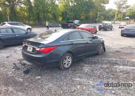 2013 Hyundai Sonata Gls из США, поврежденный, VIN 5NPEB4AC2DH757443